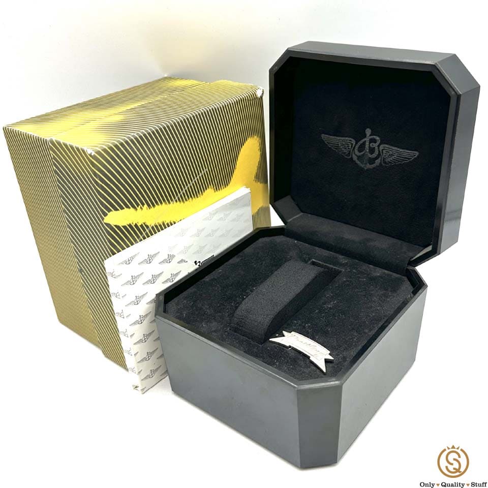 Breitling Scatola in Bakelite, Libretti e Garanzia 1995