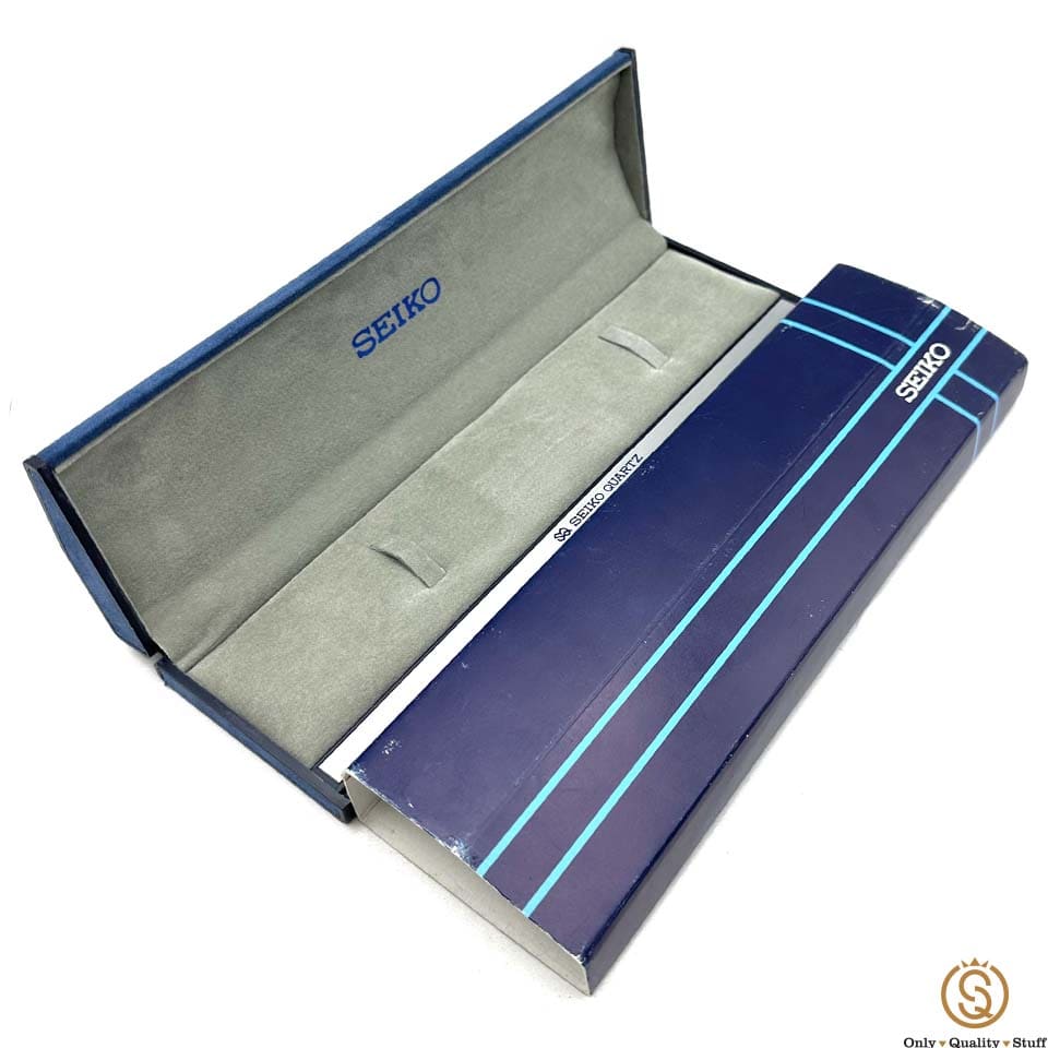 Seiko DQ-80 Scatola Quarzo Blu