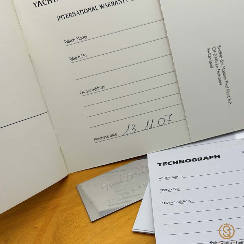 Paul Picot Technograph Scatola in Legno e Garanzia 2007 - immagine 2