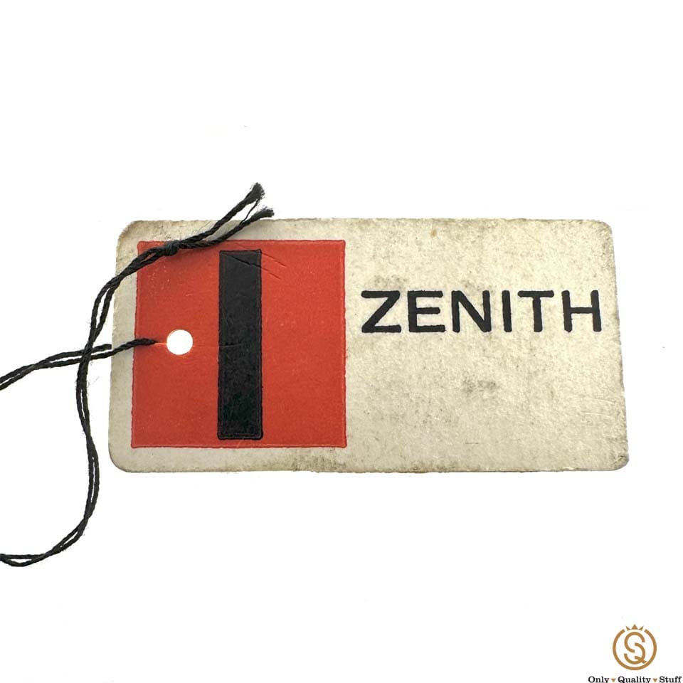 Zenith Tag – Etichetta di Carta Vintage