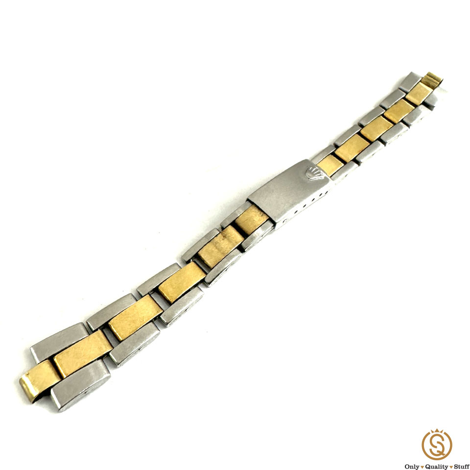 Rolex 7834-13 Bracciale Oyster Ripiegato in Acciaio e Oro 14Kt Lady