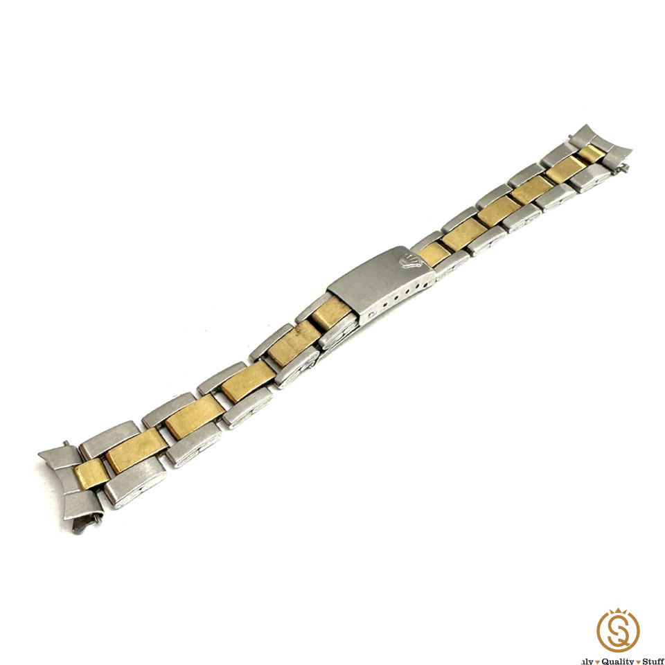 Rolex 7834-13/266 Bracciale Oyster Ripiegato in Acciaio e Oro 14Kt Lady